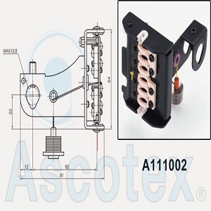 Bộ cổng căng hướng sợi dây Ascotex A111002 Gate Tensioner